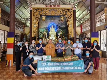 Big Group tổ chức chương trình từ thiện “Xuân Yêu Thương 2021” cho các cụ già neo đơn tại chùa Lá Huyền Trang – Nhà Bè